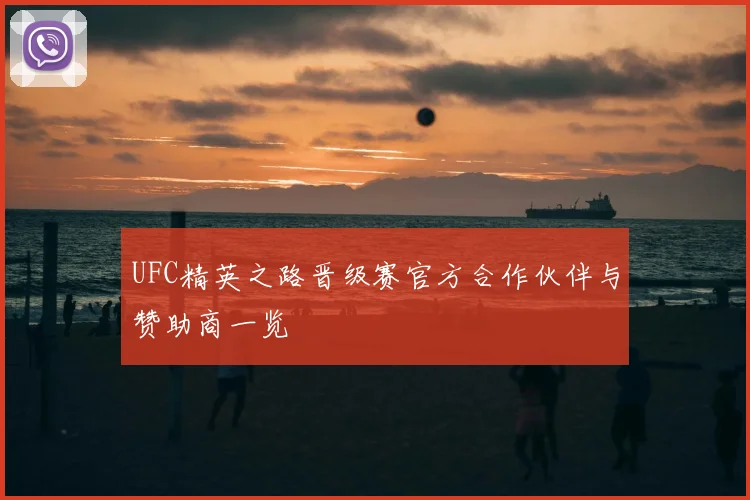 UFC精英之路晋级赛官方合作伙伴与赞助商一览