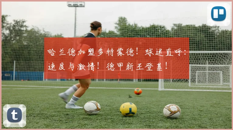 哈兰德加盟多特蒙德!球迷直呼:速度与激情!德甲新王登基!